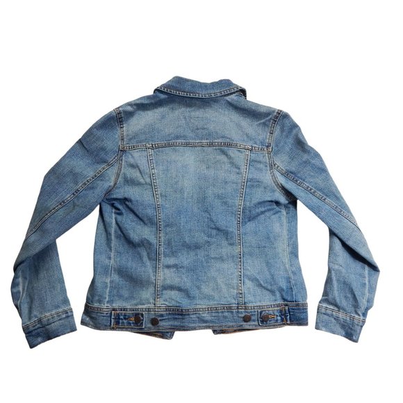 Old Navy Womens Denim Jean Jacket Button Down Medium Wash Size SM - Picture 2 of 9